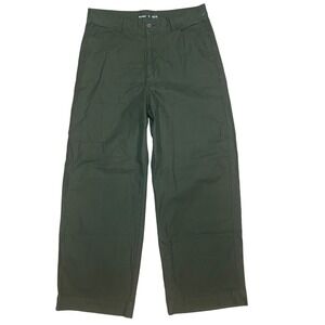 Old Navy Olive Green Extra High Rise Wide Leg Tall Pants Size 18